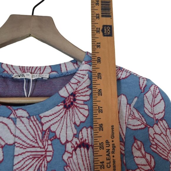 Zara Mod Floral Cutout Dress S Retro Y2K Coquettecore - Picture 7 of 8